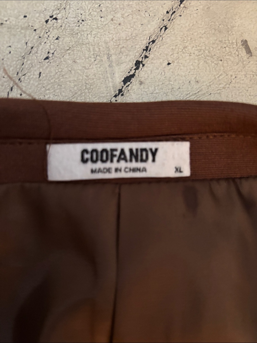 COOFANDY Men's Brown Dress Pants - Tailored Brown Finish